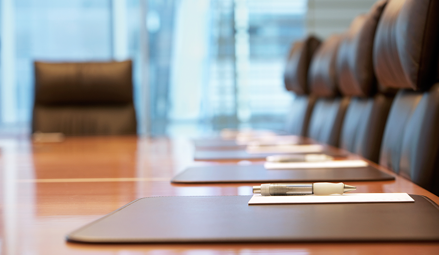 Chairs in a boardroom